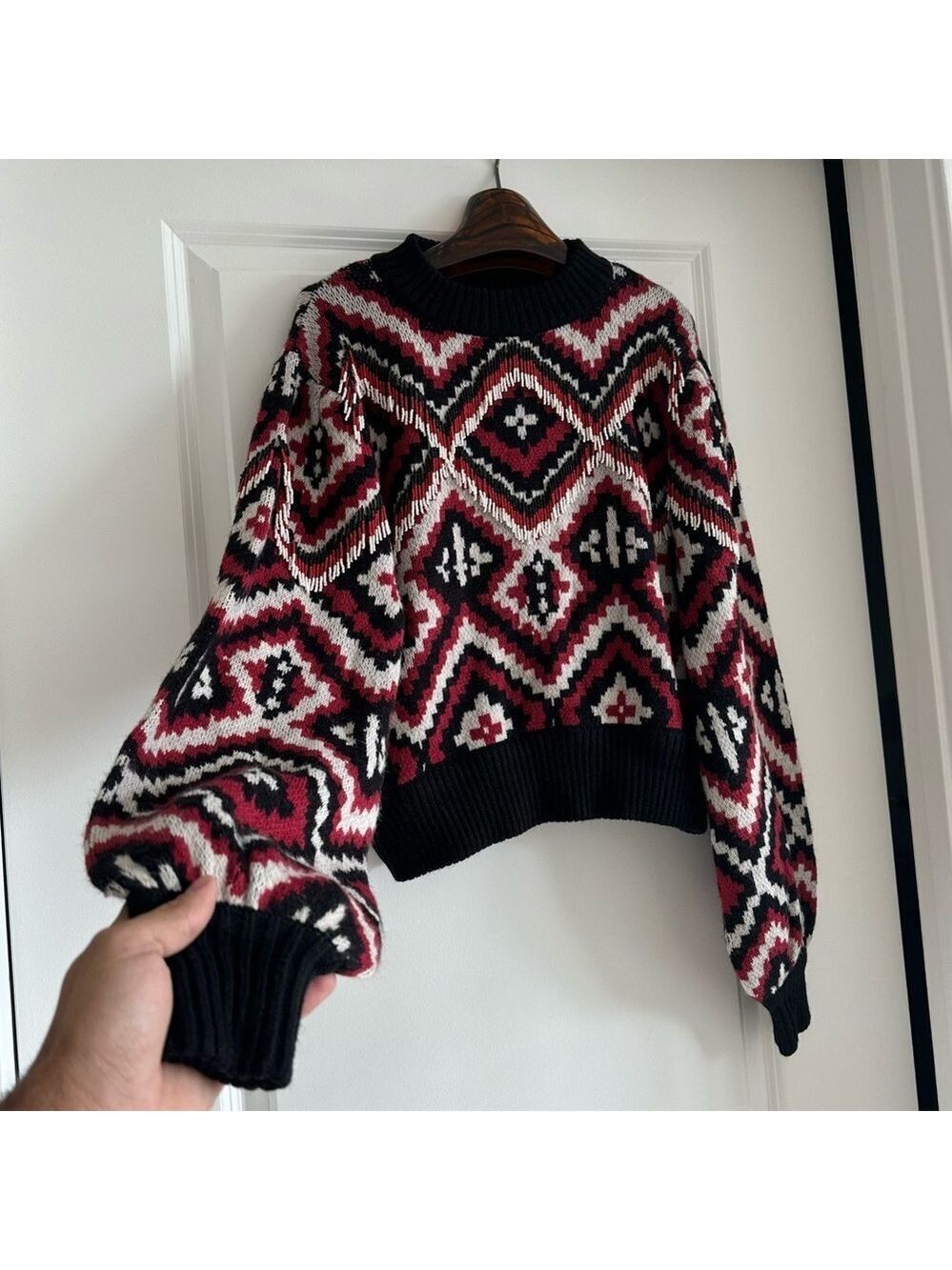 Farm Rio Rauti Beaded Knit Sweater - Picture 2 of 11